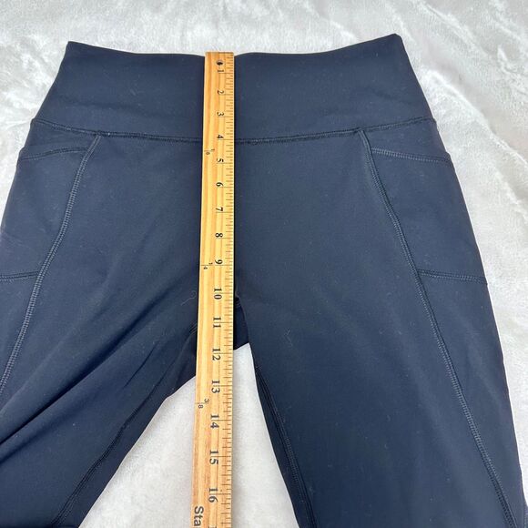 X By Gottex Women's Black Slip Pocket Nylon & Spandex Capri Leggings Size M - Picture 9 of 9